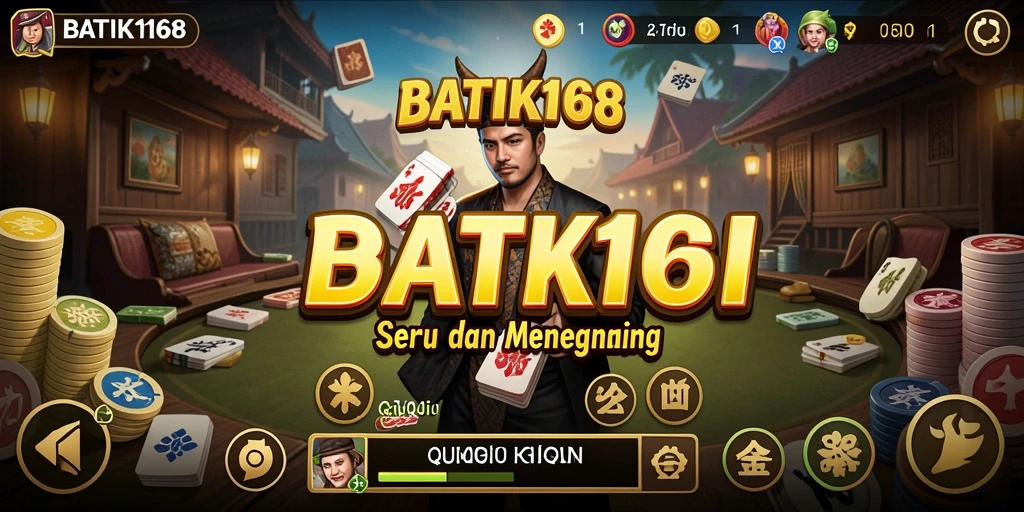 Tangkapan layar gameplay QiuQiu yang menarik dari BATIK168.