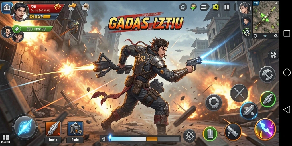 Tampilan mendebarkan dari gameplay CADAS138 dalam aksi.