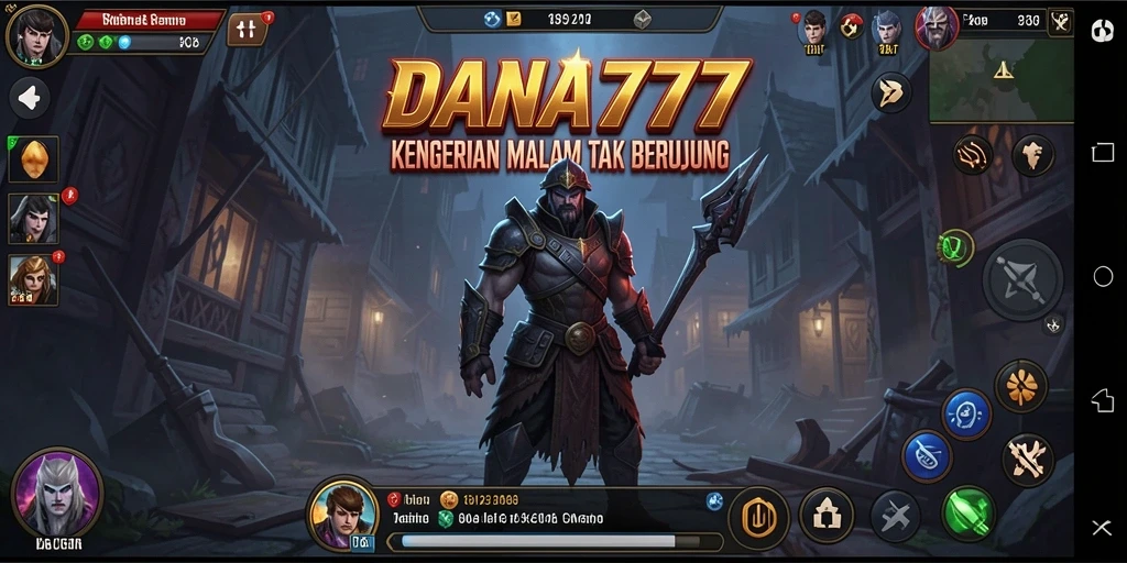 Gameplay menegangkan DANA777 dalam suasana horror yang mencekam.