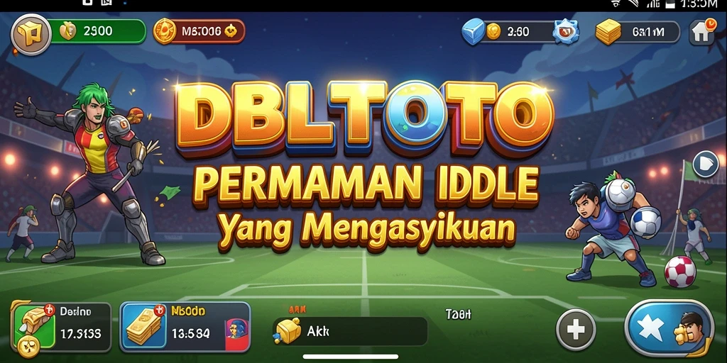 Screenshot utama DBLTOTO menampilkan keseruan gameplay Idle yang menarik.