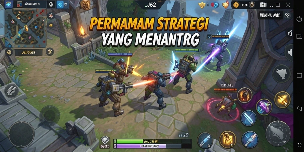 Tangkapan layar gameplay <strong>JJ62</strong> menunjukkan strateginya yang mendalam dan interaksi antar pemain.