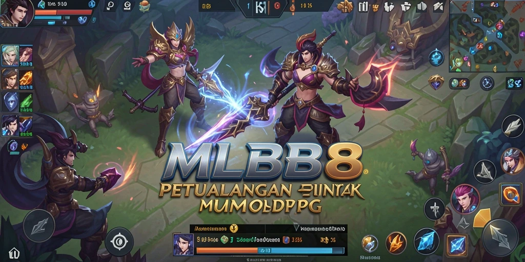 Tampilan gameplay MLBB8 dengan aksi pertarungan yang mendebarkan di dunia MMORPG.