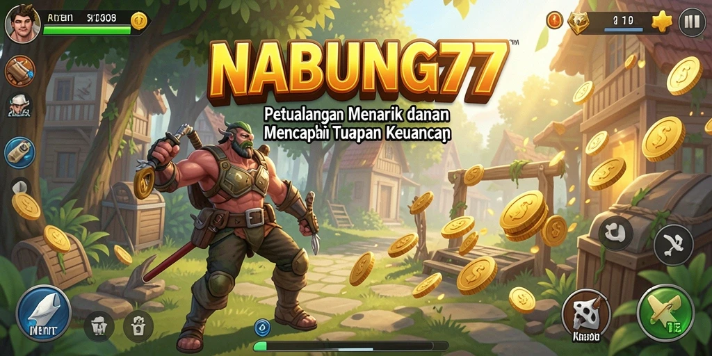 Tampilan gameplay seru NABUNG77 dengan misi dan tantangan menarik.