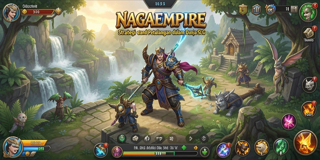 Tampilan gameplay NAGAEMPIRE yang seru dan penuh strategi.