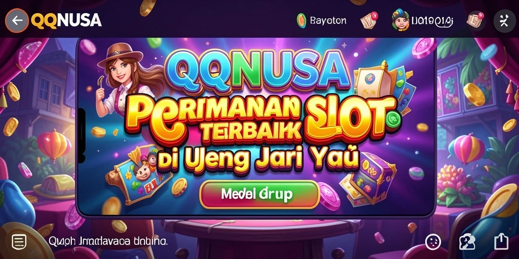 Screenshot menampilkan gameplay Slot dengan desain yang menarik.