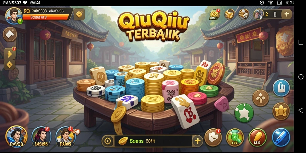 Screenshot gameplay RANS303 yang menampilkan aksi seru QiuQiu.