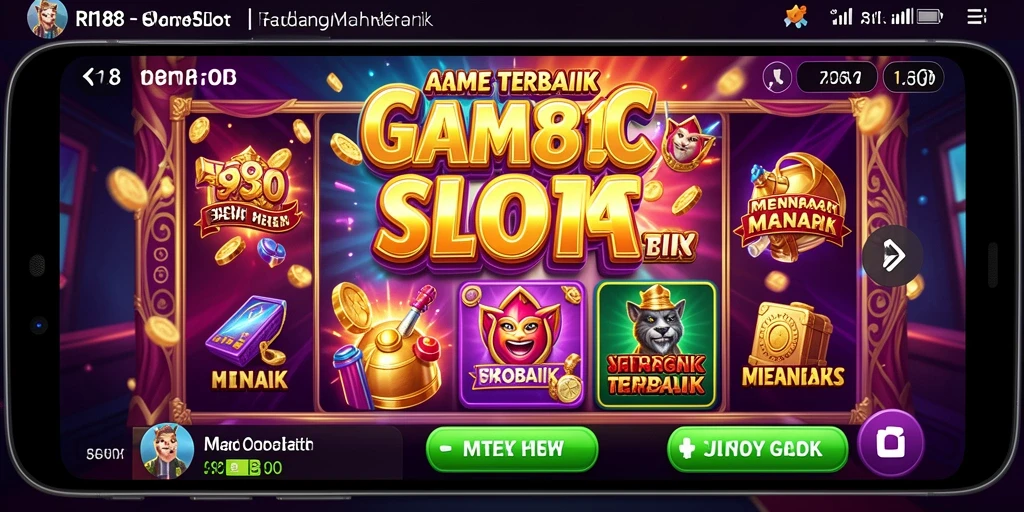Screenshot RI188 menunjukkan pengalaman gameplay Slot yang mendebarkan.