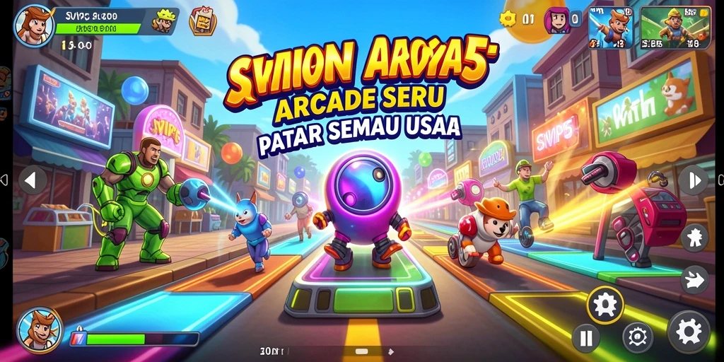Tampilan gameplay menarik dalam SVIP5, penuh tantangan dan keceriaan.