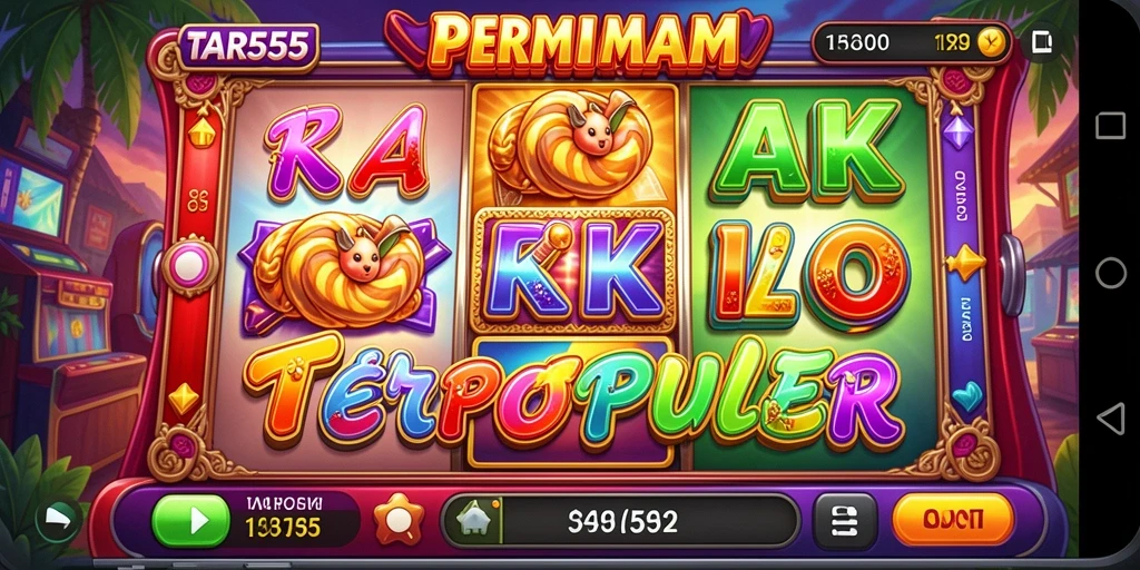 Tampilan main game Slot TAR555 yang menarik dan interaktif.