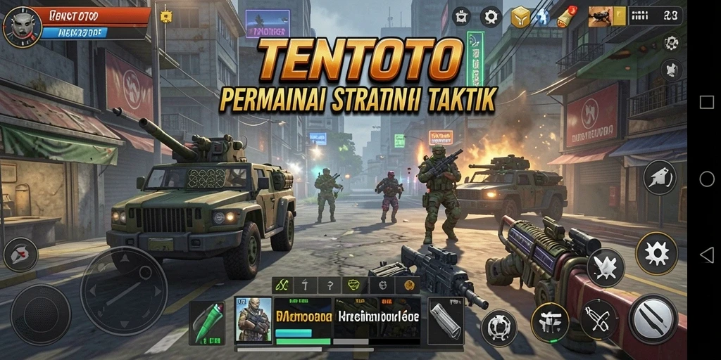 Tampilan gameplay TENTOTO yang seru dan menegangkan.